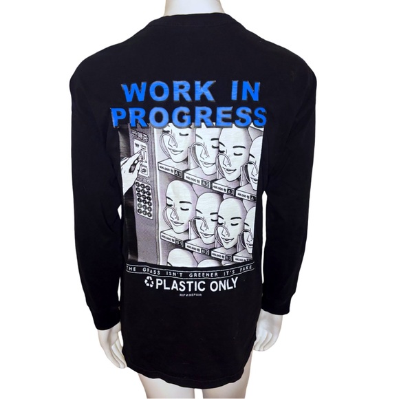 Rip N Repair “Work in Progress” Long Sleeve Shirt - Size M - Picture 2 of 3